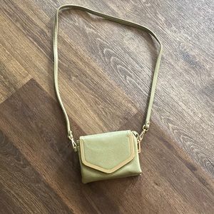 Olive green purse.